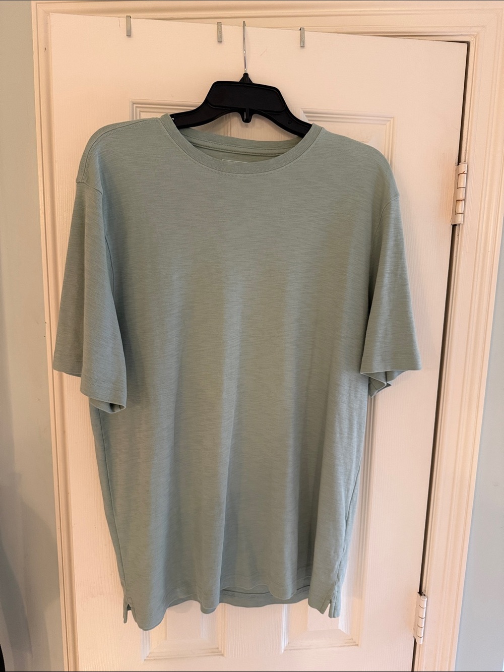 Kirkland Signature Short Sleeve Crew Tee in Light Sage